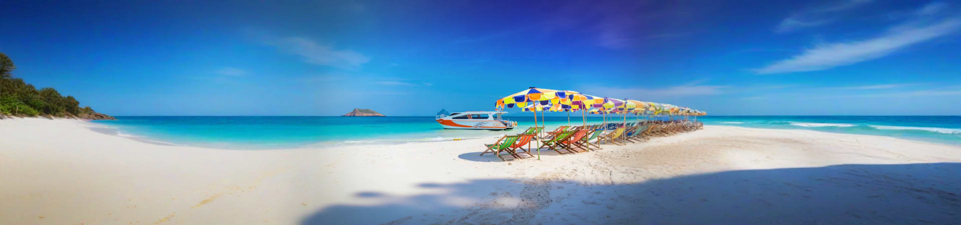 Coral Island By Catamaran Boat