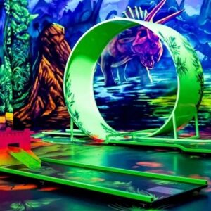 3D Blacklight Mini Golf Experience