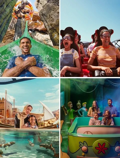 Yas Island 4 Theme Park Tickets Combo Pass