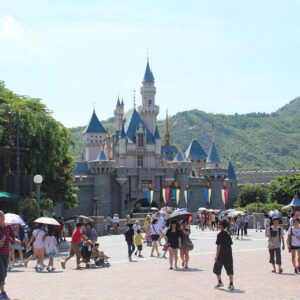 Sleeping Beauty Castle at Hong Kong Disneyland