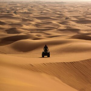Quad bike in the Ras Al Khaimah desert